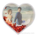 FOR PHOTO STORAGE VALENTINE'S DAY WATERFLOOD LOVE FLOATING SEQUIN PHOTO FRAME Manufactory